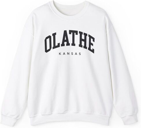 Olathe Kansas Adult Unisex Crewneck Sweatshirt in Saudi Arabia