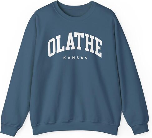 Olathe Kansas Adult Unisex Crewneck Sweatshirt in Saudi Arabia