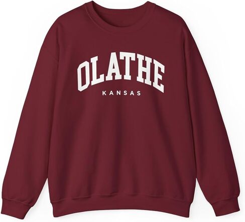 Olathe Kansas Adult Unisex Crewneck Sweatshirt in Saudi Arabia