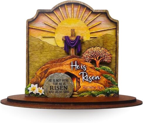 Christian Gifts for Women, Bible Verse Desk Decor, God Says I Am Decorative Sign, Inspirational Religious Tabletop Plaque for Office Desk, Home, Prayer Room, Christian Gift for Mom Daughter Teen Girls in Saudi Arabia