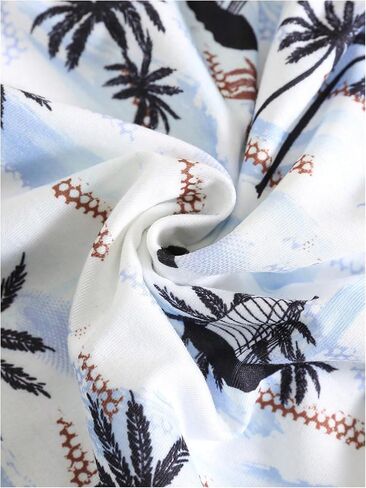 RoseSeek Boy's 3 Pack Tropical Print Tank Top Sleeveless Crew Neck Vacation Beach Tops Summer Tanks in Kuwait