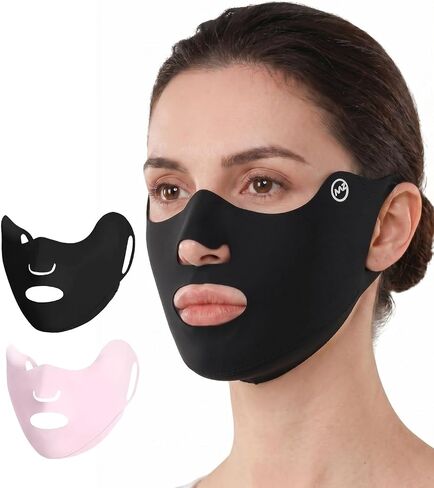 UV Face Mask UPF50+ Sun Protection, Cooling Breathable Face Cover for Women Men, Summer Outdoor Sports Half Mask in Saudi Arabia