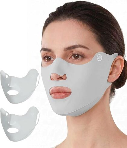 UV Face Mask UPF50+ Sun Protection, Cooling Breathable Face Cover for Women Men, Summer Outdoor Sports Half Mask in Saudi Arabia