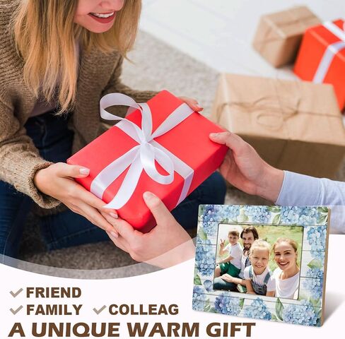 هدايا الكوبية الصيفية، إطار صورة الأزهار 5x7، ديكور غرفة المنزل Cottagecore، إطارات الصور زهرة Chinoiserie لغرفة المنزل غرفة نوم مكتب منضدية الجرف جدار عرض الديكور in Kuwait