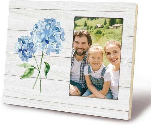 هدايا الكوبية الصيفية، إطار صورة الأزهار 5x7، ديكور غرفة المنزل Cottagecore، إطارات الصور زهرة Chinoiserie لغرفة المنزل غرفة نوم مكتب منضدية الجرف جدار عرض الديكور in Kuwait