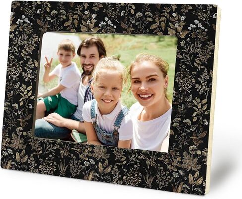 هدايا الكوبية الصيفية، إطار صورة الأزهار 5x7، ديكور غرفة المنزل Cottagecore، إطارات الصور زهرة Chinoiserie لغرفة المنزل غرفة نوم مكتب منضدية الجرف جدار عرض الديكور in Kuwait