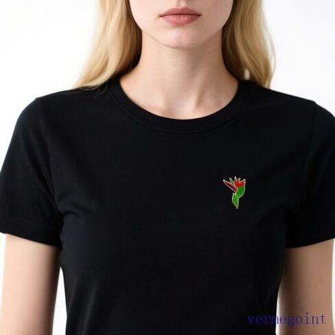 Enamel Pin,Bird of Paradise Lapel Pin,Tropical Style Brooch,DIY Decor Collection,Gift for Flower Lovers,Friends,Teens,Wife,Pin for Wedding,Birthday, Anniversary,Social Charity Party in Saudi Arabia