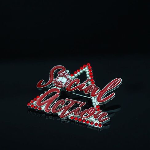 Greek Sorority Brooch Pin for Women Sorority Paraphernalia Gift Rhinestone Pearl Jewelry Sisterhood Gift for Soror in Saudi Arabia