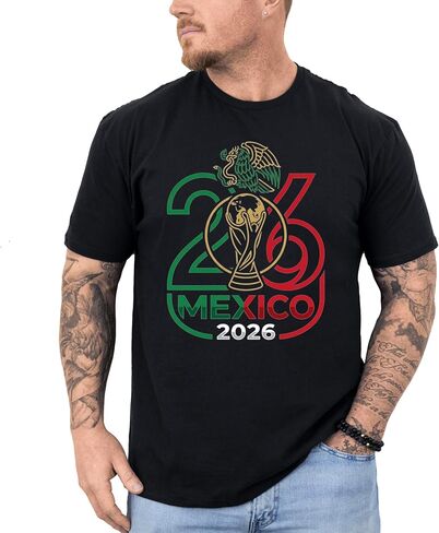 Mexico Shirt, World Soccer 2026 Shirt, Mexico 2026 Soccer Fan Shirt, Mexican Soccer T-Shirt, Football 2026 Cup Mexico Tshirt for Men Women Youth Toddler Multi in Kuwait