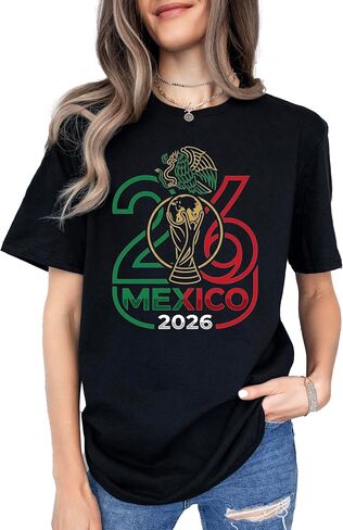 Mexico Shirt, World Soccer 2026 Shirt, Mexico 2026 Soccer Fan Shirt, Mexican Soccer T-Shirt, Football 2026 Cup Mexico Tshirt for Men Women Youth Toddler Multi in Kuwait