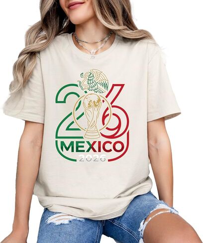 Mexico Shirt, World Soccer 2026 Shirt, Mexico 2026 Soccer Fan Shirt, Mexican Soccer T-Shirt, Football 2026 Cup Mexico Tshirt for Men Women Youth Toddler Multi in Kuwait