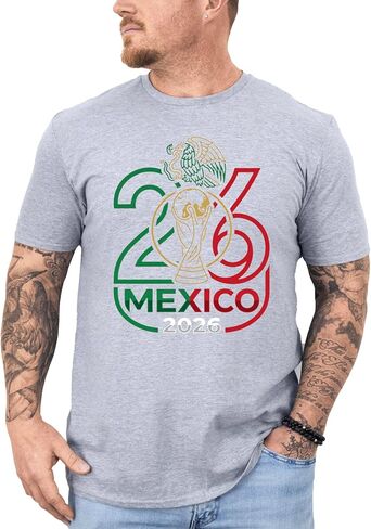 Mexico Shirt, World Soccer 2026 Shirt, Mexico 2026 Soccer Fan Shirt, Mexican Soccer T-Shirt, Football 2026 Cup Mexico Tshirt for Men Women Youth Toddler Multi in Kuwait