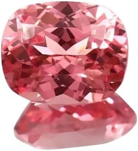 Natural Flawless Ceylon Padparadscha Sapphire Cushion Loose Gemstone Cut 12x9 MM in Kuwait