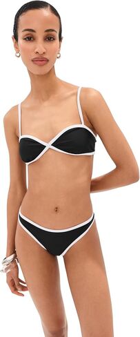 LE BOP Women's Tamera Colorblock Bikini Top in Saudi Arabia