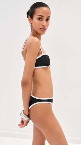 LE BOP Women's Tamera Colorblock Bikini Top in Saudi Arabia