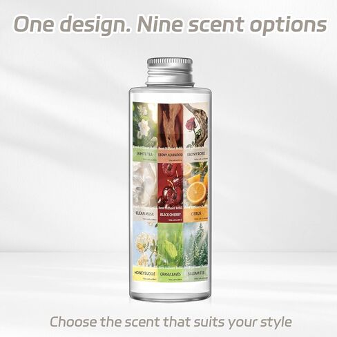 SCENTORINI Reed Diffuser Oil Refill, Clean Musk Diffuser Oil 6.76 Fl Oz, Natural Scented Essential Oil Refill Long Lasting Summer Home Fragrance for Room Spa Aromatherapy Bathroom in Saudi Arabia