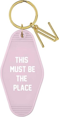 Creative Brands Slant Collections Vintage Style Motel Key Ring, 1.75" x 3.5", This Must Be The Place in Saudi Arabia