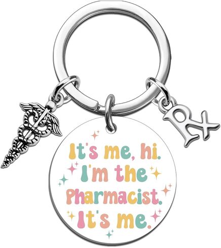 Pharmacist Gifts for Women Pharmacy Technician Gifts Accessories Pharmacist Keychain Thank You Gift for Pharmacy Medical Assistant Friends Birthday Thanksgiving Christmas Gift Pharmacists Keyring in Saudi Arabia