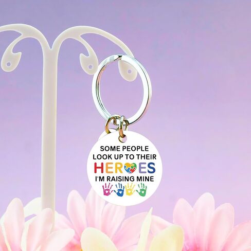 Autism Awareness Keychain Appreciation Gift for Autism Mom Mothers Day Gift for Mom From Autistic Boys Girls in Saudi Arabia