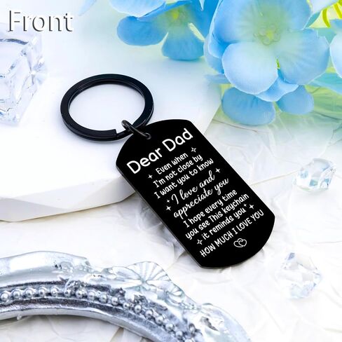 Fathers Day Gift For Dad Father's Day Dads Gift From Daughter Keychain Gifts For Fathers Day Dad Keychain Gift For Dad Birthday Christmas Father's Day Ideas in Saudi Arabia