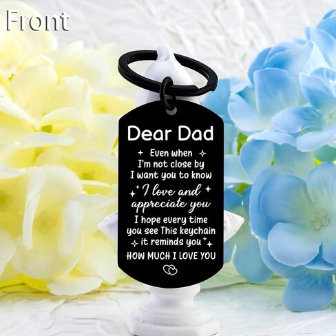 Fathers Day Gift For Dad Father's Day Dads Gift From Daughter Keychain Gifts For Fathers Day Dad Keychain Gift For Dad Birthday Christmas Father's Day Ideas in Saudi Arabia
