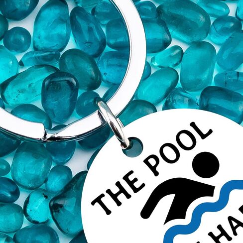 Swimmer Gifts Funny Gifts for Swimmers Pool Gift for Women Men Swimming Accessories Gift for Pool Owners Swimming Lover Keychains for Car Key Backpack Wallet in Saudi Arabia