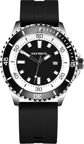 Men's Watch Analog Quartz Watches Sports Casual 30M Waterproof with Silicone Band Luminous Dial Easy to Read in Saudi Arabia