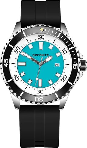 Men's Watch Analog Quartz Watches Sports Casual 30M Waterproof with Silicone Band Luminous Dial Easy to Read in Saudi Arabia