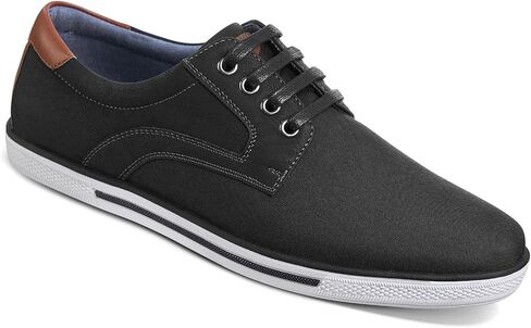 Men's Casual Fashion Sneakers Lightweight Canvas Lace-Up Shoes for Walking and Daily Wear in Saudi Arabia