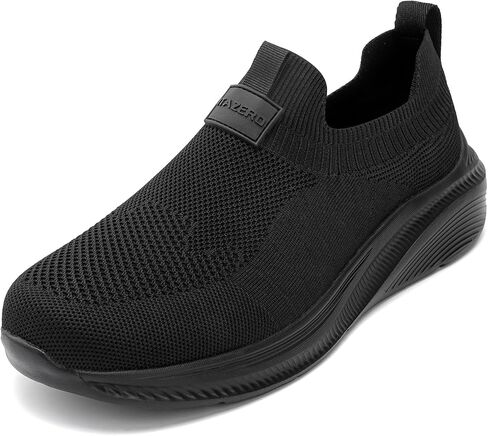 ITAZERO Men's Walking Shoes Lightweight Breathable Sneakers for Casual Work Running, Comfortable Mesh Knit Athletic Shoes in Kuwait