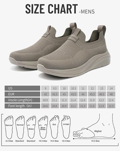 ITAZERO Men's Walking Shoes Lightweight Breathable Sneakers for Casual Work Running, Comfortable Mesh Knit Athletic Shoes in Saudi Arabia