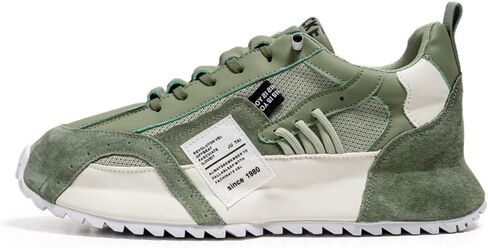 Men's Low - top Lace - up Casual Sneakers: Breathable Mesh, Thick Bottom. Great for Running, Jogging, Camping, All - Season Wear. in Kuwait