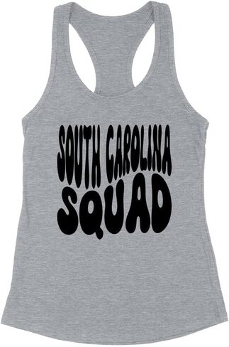 South Carolina Squad Tank Top Fitted Racerback Women's in Saudi Arabia