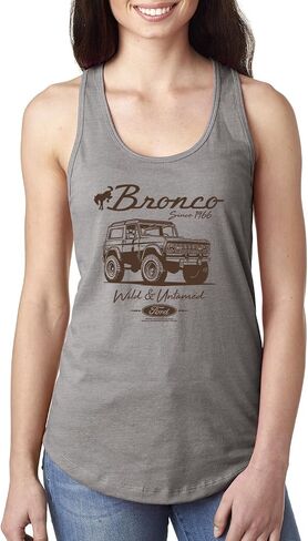 قميص Ford Bronco Wild Untamed 1966، كلاسيكي ريترو USA Motors Cars and Trucks للسيدات in Kuwait
