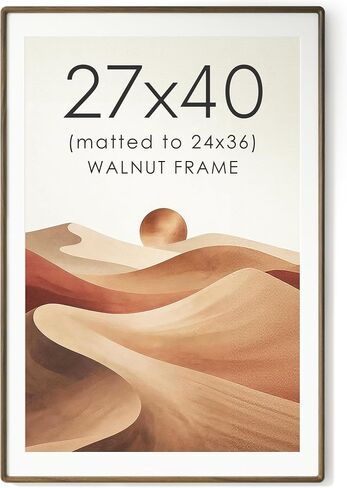 8x10 Picture Frame, USA-Sourced Natural Teak Wood Photo Frame with Tempered Glass, Double Mortise & Tenon Handcrafted Rounded Corner 8 by 10 Wooden Frame Matted to 5x7 Photos, Wall or Tabletop Display in Saudi Arabia