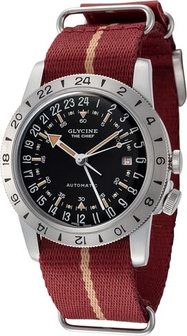 Glycine Unisex Airman The Chief GMT 40mm Automatic Watch GL0472 in Saudi Arabia