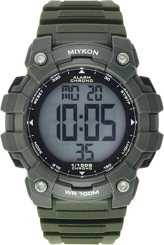 Miykon Military Watches for Men – Large Display Tactical Watch Built with Shockproof Resin, 100M Waterproof Digital Sports Watch – Super Illuminator, Stopwatch, Alarm, Dual Time, 24hr Military Time in Saudi Arabia