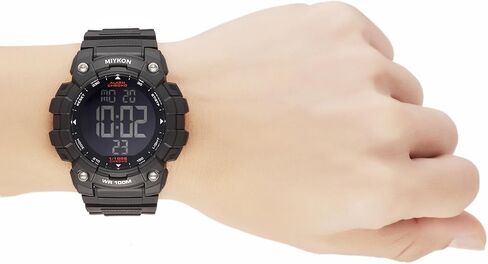 Miykon Military Watches for Men – Large Display Tactical Watch Built with Shockproof Resin, 100M Waterproof Digital Sports Watch – Super Illuminator, Stopwatch, Alarm, Dual Time, 24hr Military Time in Saudi Arabia
