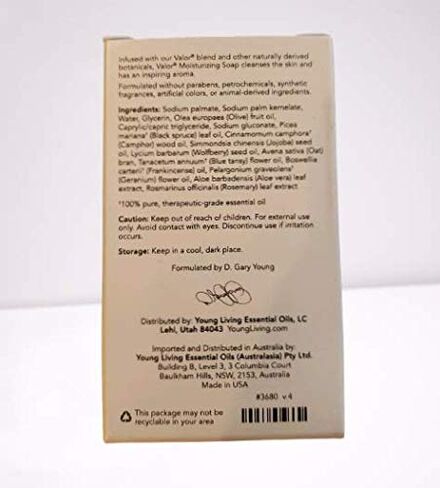 Valor Moisturizing Bar Soap 3.5 oz.by Young Living in Saudi Arabia