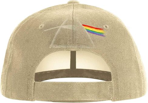 Pink Floyd Men's Dark Side of The Moon Album Distressed (Sand) Baseball Cap Sand in Saudi Arabia