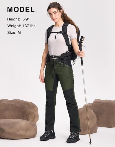 Pioneer Camp Women's Durable and Ventilated Pants Cordura-Accents Ripstop Water Resistant for Trekking Outdoor in Kuwait
