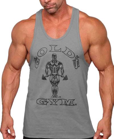 Gold's Gym Tank Top - Official Licensed Product - TT-1 (M, Gray Heather) in Saudi Arabia
