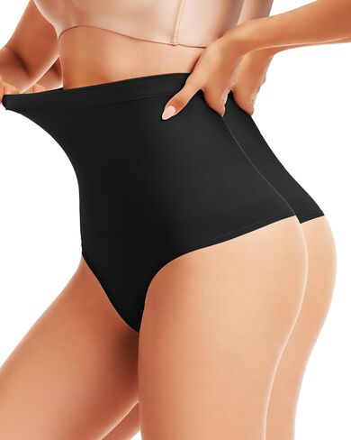 Tummy Control Shapewear Underwear for Women,Seamless High Waist Panties, Compression Faja Body Shaper Thong Shorts in Saudi Arabia