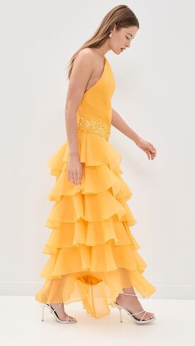 Yellow the Label Women's Dahlia Organza Dress in Kuwait