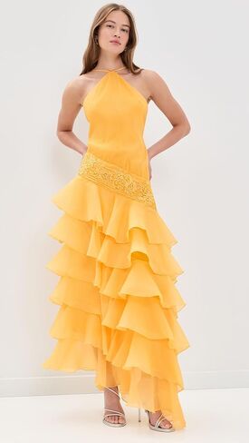 Yellow the Label Women's Dahlia Organza Dress in Kuwait