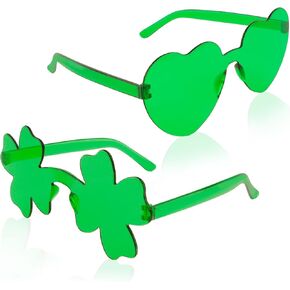 AMCAMI 2 Packs Heart Shaped Sunglasses for Women Colored Heart Shaped Glasses Bachelorette Party Favors in Saudi Arabia