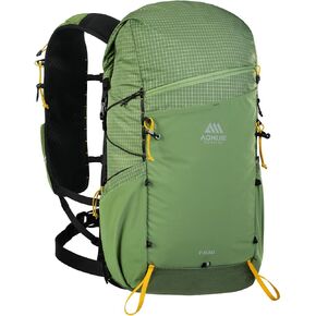 AONIJIE 30L Lightweight Hiking Backpack for Men, Adjustable & Multifunctional Backpacking Travel Gear Running Daypack(B#Blue) in Saudi Arabia
