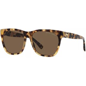 Ralph Lauren Woman Sunglasses Havana Frame, Brown Lenses, 57MM in Saudi Arabia