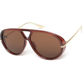 KENBO Retro Aviator Sunglasses for Women Men Oversized 70s Aviators Sun Glasses Trendy Shades in Kuwait