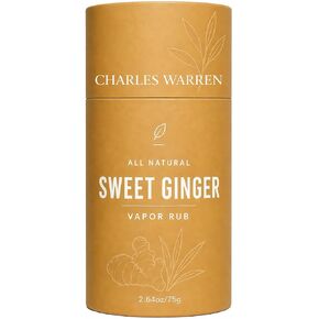 Sweet Ginger Vapor Rub Stick for Women, Men & Seniors,2.64oz/75g | Herbal Aromatic Balm, Ginger, Peppermint & Eucalyptus Scent, Push-Up Multipurpose, For Hands, Knees, Neck, Shoulders & Chest in Saudi Arabia
